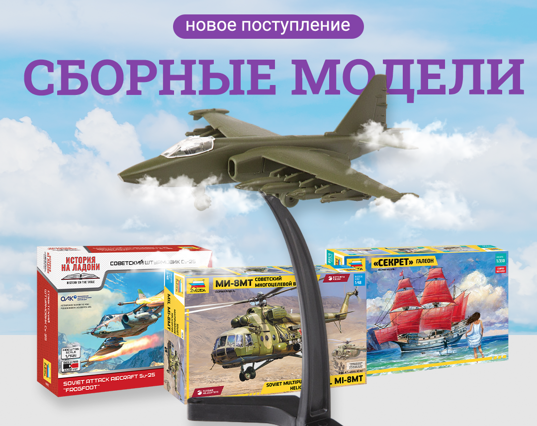 Новое поступление сборных моделей Новое поступление сборных моделей