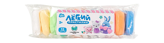 Легкий пластилин ТМ "Лепи легко" набор 12 нежных цветов Монтажная область 1.png