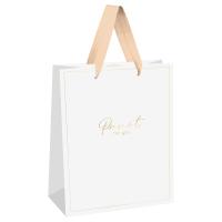 Пакет подарочный 26 x 32 x 12 см MESHU "White elegance" фольга, матовая ламинация RE-MS_66195