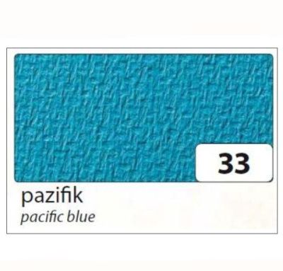 Тонкартон текстурный FOLIA 220 г/м2 50 x 70 см, 1 лист, 33 тихоокеанский голубой FL-6222/10/33