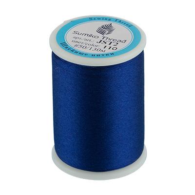 Нитки для вышивания SumikoThread 100% шелк 130 м №110 василек JST2-110