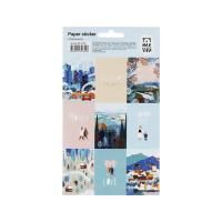 Наклейки бумажные MESHU "Cold season" 12 x 21 см, 9 накл, европодвес RE-MS_41655