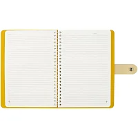 Записная книжка А5 96л. Greenwich Line "Pastel. Yellow" ЛАЙТ, кожзам, скрытый гребень, блок в линию RE-NA5_51410