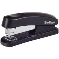 Степлер №24/6, 26/6 Berlingo "Universal" до 30 л, пластиковый корпус, черный RE-H3100