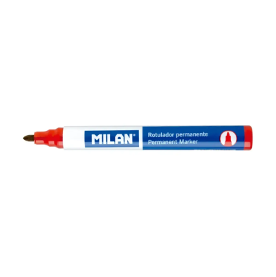 Маркер перманентный MILAN красный, круглый наконечник, 4 мм ML-16429123