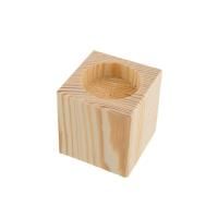 Заготовка для декорирования Mr.Carving Подсвечник малый 5.5 х 5.5 х 5.5 см сосна ПР-37
