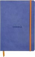 Блокнот RHODIARAMA Softcover A5 90 г/м2 80 л, в линию, на резинке, сапфировый RH-117408C