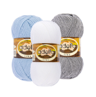 Пряжа ADELIA Lira 100% акрил 1 х 50 г 200 м ± 5 м