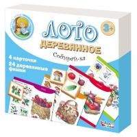 Настольная игра: Лото деревянное Собирай-ка MAG01951