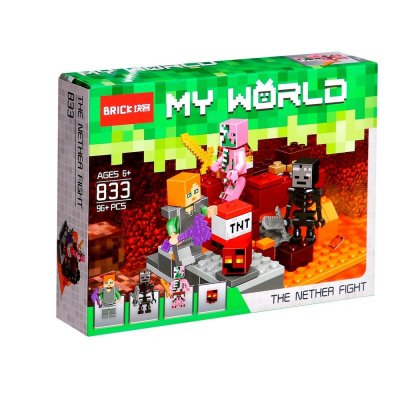 Конструктор BRICK "Мой мир" №833, 96 деталей 6+ SIM-7846688