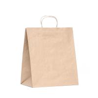 Пакет бумажный "Крафт" с кручеными ручками 32 х 20 х 37 см 90 г/м2 SIM-9935784