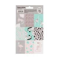 Наклейки бумажные MESHU "Nature pattern" 12 x 21 см, 9 накл, европодвес RE-MS_41625