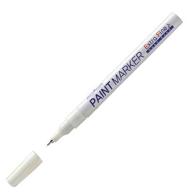Маркер-краска MunHwa "Extra Fine Paint Marker" 1 мм, нитро-основа, белая RE-EFPM-05