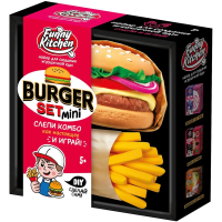 Набор для создания слайма "Slime лаборатория" Funny Kitchen. Burger set mini, 5+ AS-SS500-40244