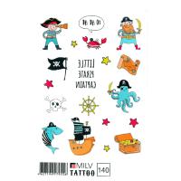 Татуировка на тело "Маленький пират" 10 x 15 см SIM-7830696