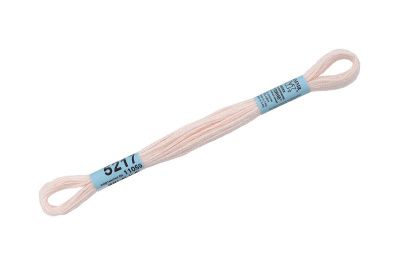 Нитки для вышивания GAMMA мулине (3173-6115) 8 м №5217 бл.бл.розовый MG-5217