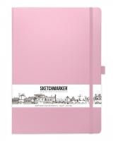 Блокнот для зарисовок SKETCHMARKER 140 г/м2 21 x 30 см 80 л, твердая обложка, Розовый MP2315004SM