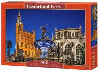 Пазл Castorland 500 Фонтан Нептуна,Гданьск B-52936
