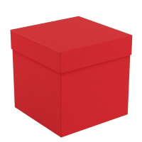 Коробка складная подарочная MESHU "Red" 15 x 15 x 15 см, блестки RE-MS_62570