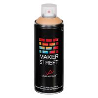 Краска в аэрозольном баллоне MAKERSTREET 400 мл 111 Арахисовый крем MS400-111