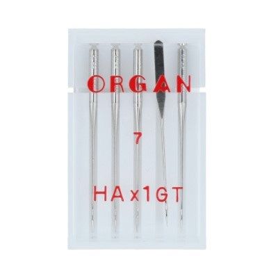 Иглы д/быт.шв.машин ORGAN для шелка 5 шт №55 в блистере 5138055BL