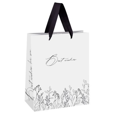 Пакет подарочный 18 x 23 x 10 см MESHU "Светлые пожелания" фольга, матовая ламинация RE-MS_66137