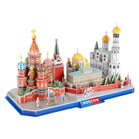 3D пазл CubicFun Серия "CityLine" Москва, 204 деталей UT-MC266h