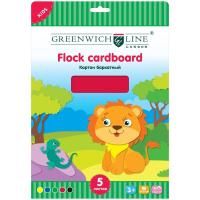 Картон бархатный Greenwich Line A4 5л. 5 цв RE-Fc4-07690
