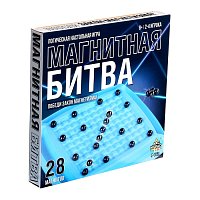 Настольная игра: Магнитный бой, для детей и взрослых на логику, 2-4 игрока, 8+, 28 шариков SIM-10335158