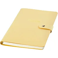 Записная книжка А5 96л. Greenwich Line "Pastel. Yellow" ЛАЙТ, кожзам, скрытый гребень, блок в линию RE-NA5_51410
