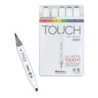 Набор маркеров TOUCH BRUSH 6 цв основные цвета MP1200613