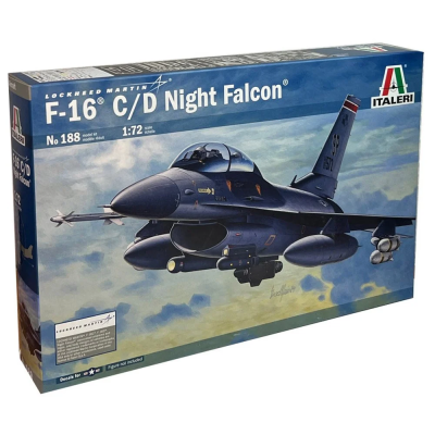 Сборная модель: Italeri Самолет F-16 C/D Night Falcon З-0188ИТ