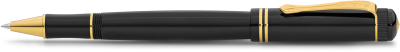 Ручка-роллер KAWECO DIA2 0.7мм черный корпус с золотистыми вставками  KAW-10000567