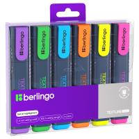 Набор текстовыделителей Berlingo "Textline HL500" 6 цв 1-5 мм, европодвес RE-T7030