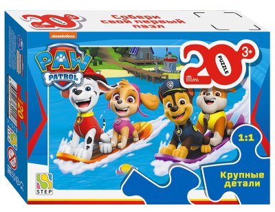 Пазл mini с крупными деталями 20 "Щенячий патруль" STP-62014