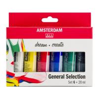 Набор акриловых красок AMSTERDAM Standart 6 цв x 20 мл MP17820406