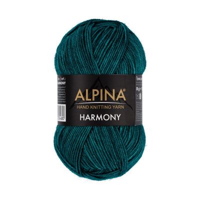 Пряжа ALPINA Harmony 100% мериносовая шерсть 1 x 50 г 175 ± 5 м №07 зеленый ALP-HAR-07