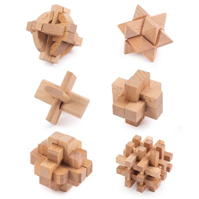 Набор головоломок деревянных DELFBRICK №2 55 элемент DLS-23-55