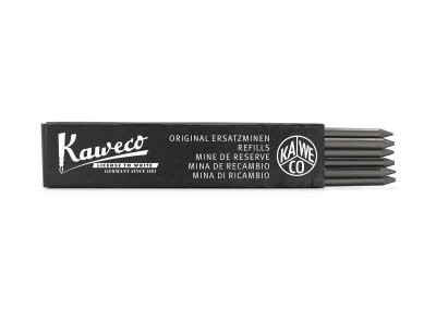 Набор грифелей для механических карандашей KAWECO 3.2мм 5B 6шт черный в картонной упаковке KAW-10000657