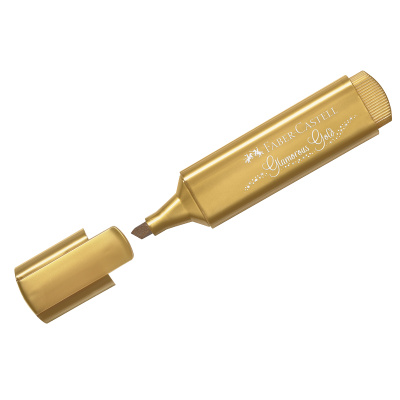 Текстовыделитель Faber-Castell "TL 46" 1-5 мм, золото, металлик RE-154650