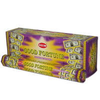 Благовония HEM "Good Fortune. Удача" 8 палочек в упаковке, четырёхгранник SIM-1312868