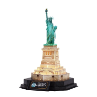 3D пазл CubicFun Серия "LED" Статуя Свободы, с LED-подсветкой , 79 деталей UT-L536h