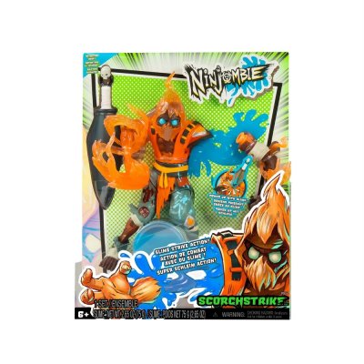 Ниндзомби. Фигурка со слаймом Скорстрайк. Ninjombie ROS-68759