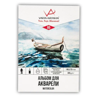 Альбом для акварели VISTA-ARTISTA 300 г/м2 А5 14.7 х 21 см 12 л, среднезернистая, склейка WCPP-A5