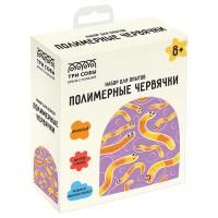 Набор для проведения опытов ТРИ СОВЫ "Полимерные червячки" картонная коробка, европодвес RE-EX178T