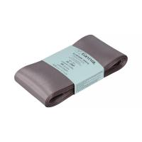 Лента атласная GAMMA 50 мм (2") 5.4 м №054 т.серый AL-50P-054