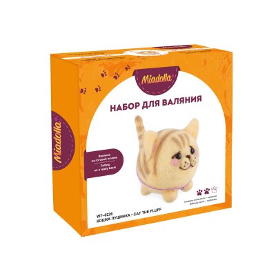 Набор для валяния "Miadolla" Кошка Пушинка WT-0226