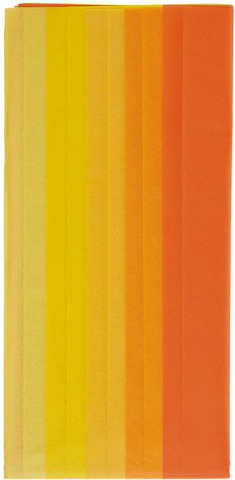Бумага тишью FOLIA Tone in Tone Mix 20 г/м2 50 x 70 см, 10 шт, оттенки жёлтого FL-91091
