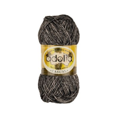 Пряжа ADELIA Casual 72% хлопок, 28% акрил 50 г 130 м ± 6 м