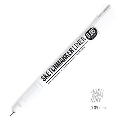 Ручка капиллярная (линер) SKETCHMARKER 0.05 мм черный MPSML-005